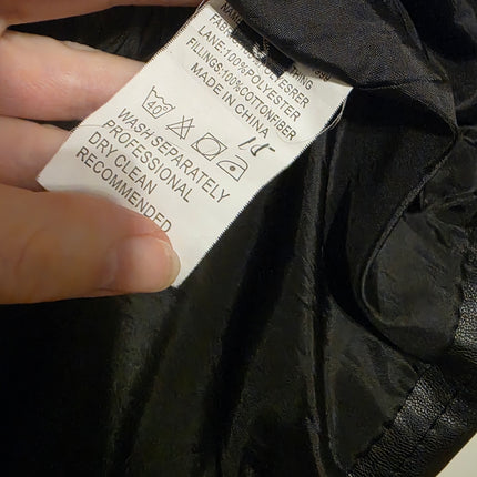 Zara Black Snap-button Zip-up Gilet Size Small