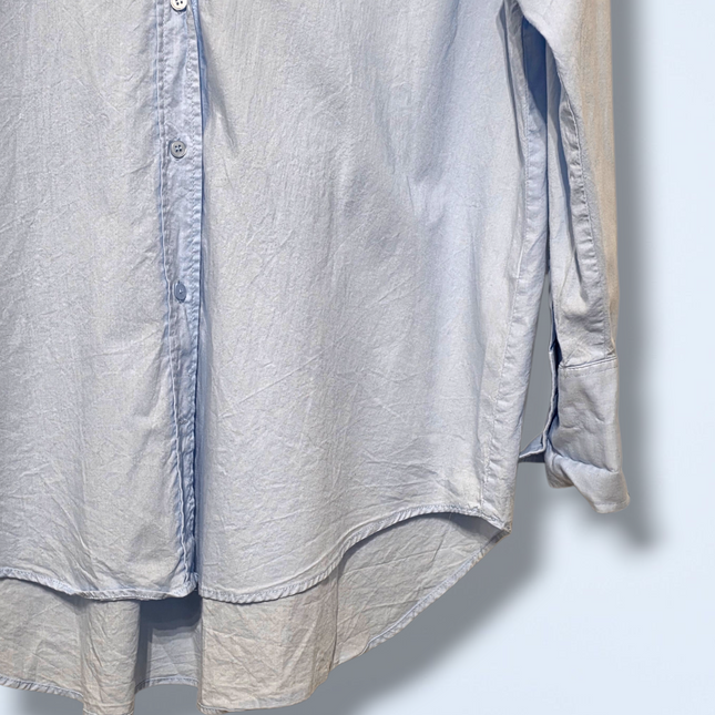Zara – Size Small – Pale Blue Button-up Shirt – Long-sleeved