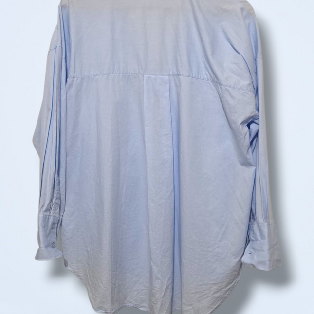 Zara – Size Small – Pale Blue Button-up Shirt – Long-sleeved