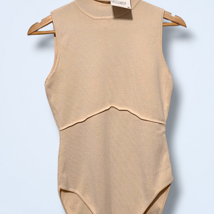 Zara – NWT – Size Large – Cream Contour Bodysuit