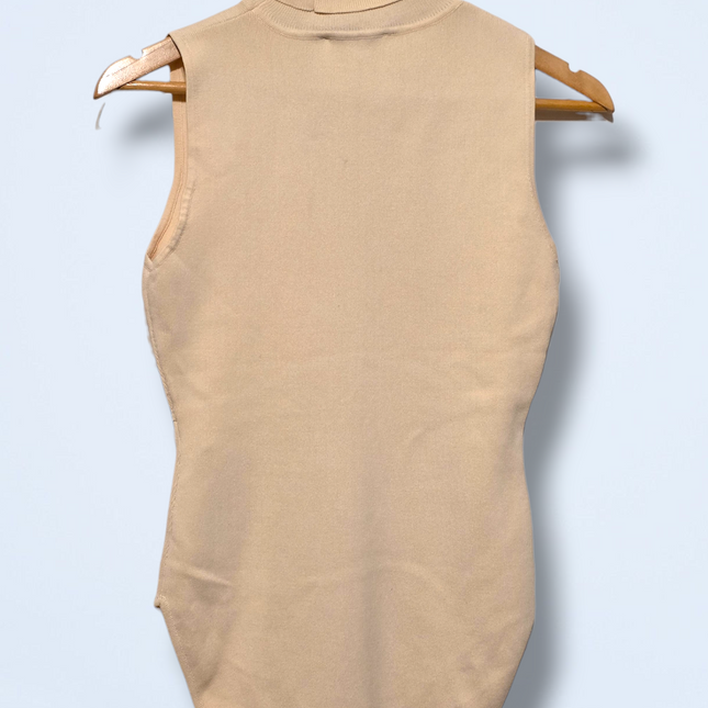 Zara – NWT – Size Large – Cream Contour Bodysuit