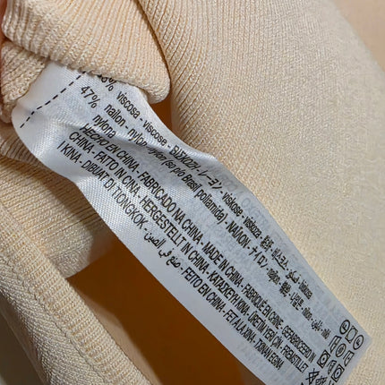 Zara – NWT – Size Large – Cream Contour Bodysuit