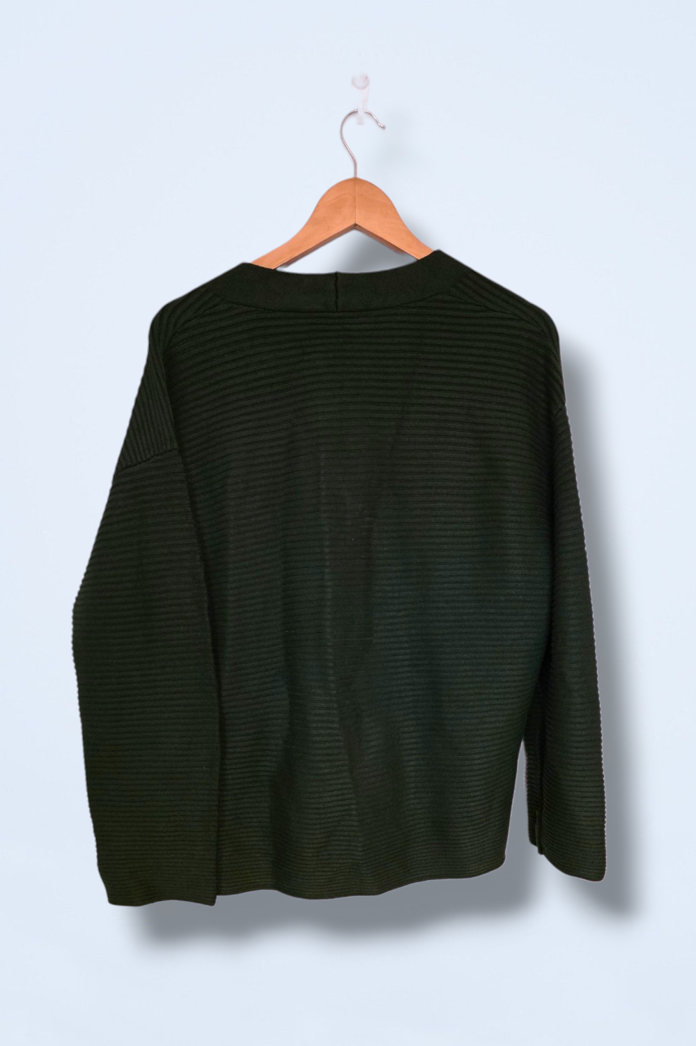 Dark Green Zara Chunky Oversized Cardigan Small