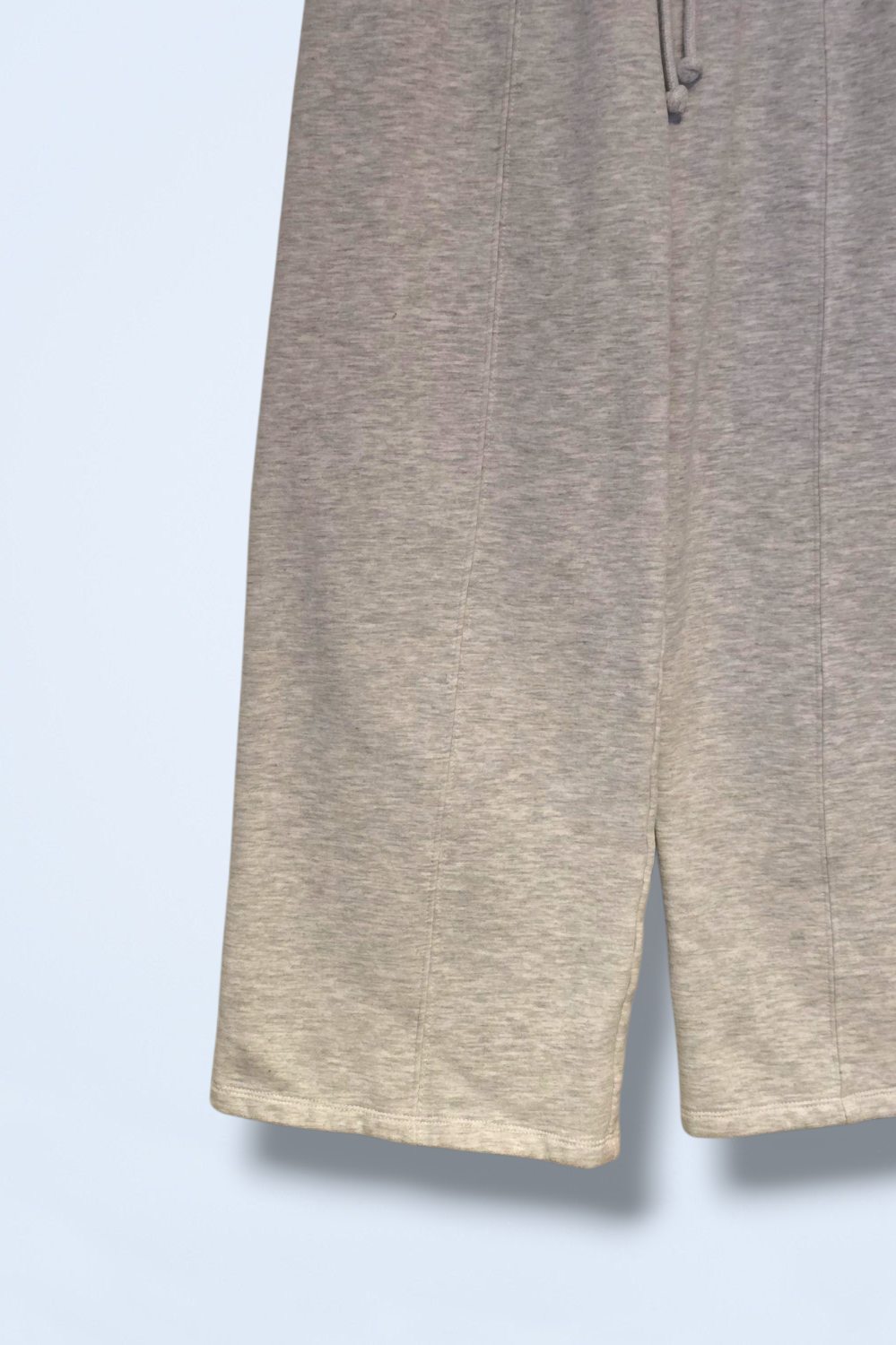 Grey Wide Leg Zara Jogging Bottoms Size Small Cotton Blend