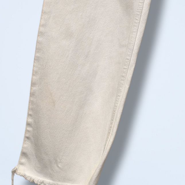 Zara – White Straight-leg Denim Jeans – EU 34 W26