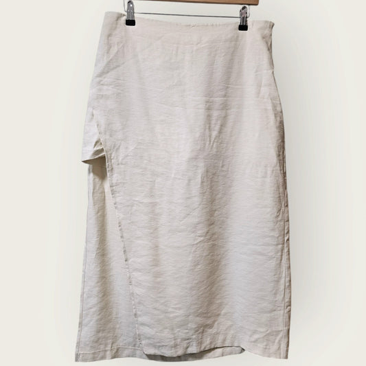 Zara Midi Skort - Cream - Size Large