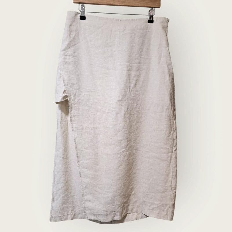 Zara Midi Skort - Cream - Size Large