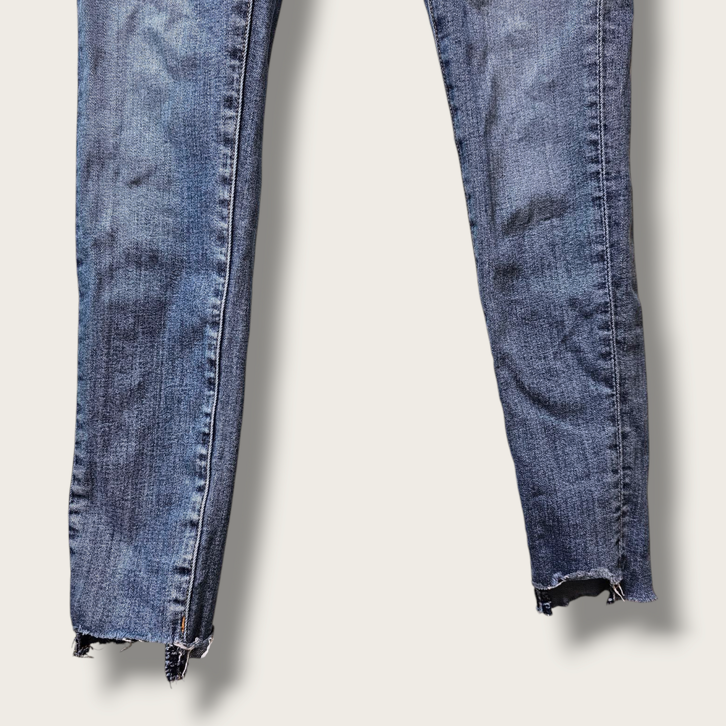 Denim High-wasited Zara Jeans UK 8 Elasticated