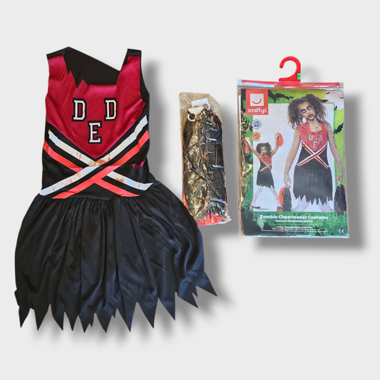 Smiffys Zombie Cheerleader Costume – Age 7-9 Years, New with Tags