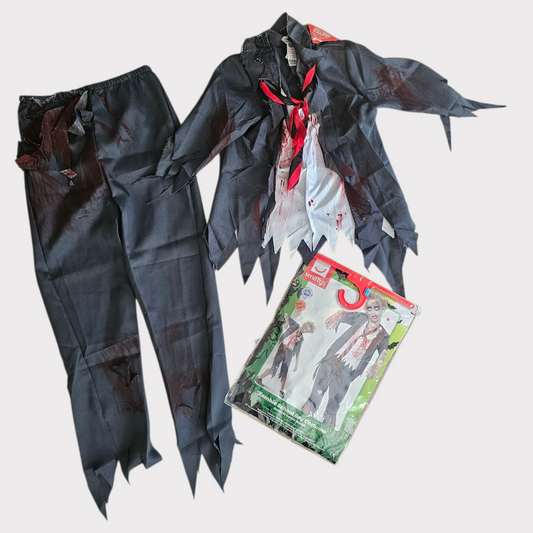 Smiffys Zombie School Boy Costume – Age 10–12 – New with Tags