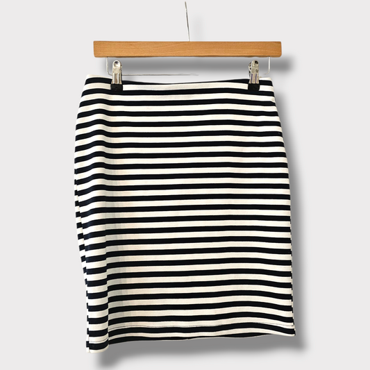 b.young Striped Pencil Skirt – Size Small, Smart Casual