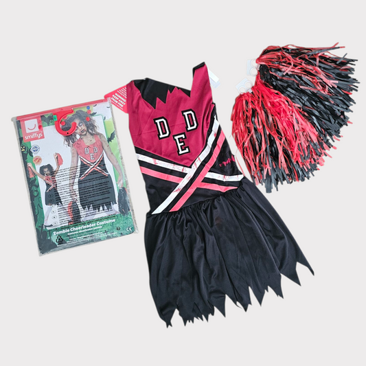 Smiffys Zombie Cheerleader Costume – Age 7–8 – New with Tags