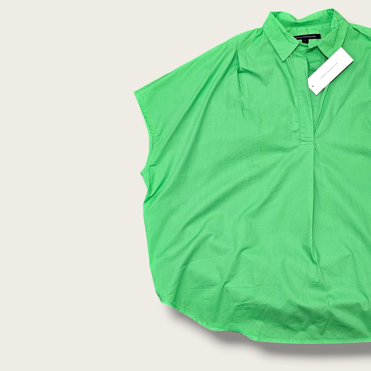 Green Boxy-fit Shirt French Connection New Large