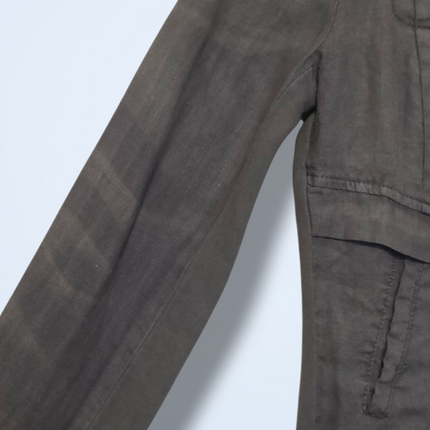 Sandwich – NWT – 100% Linen Grey Zipped Jacket – EU 36/UK 8