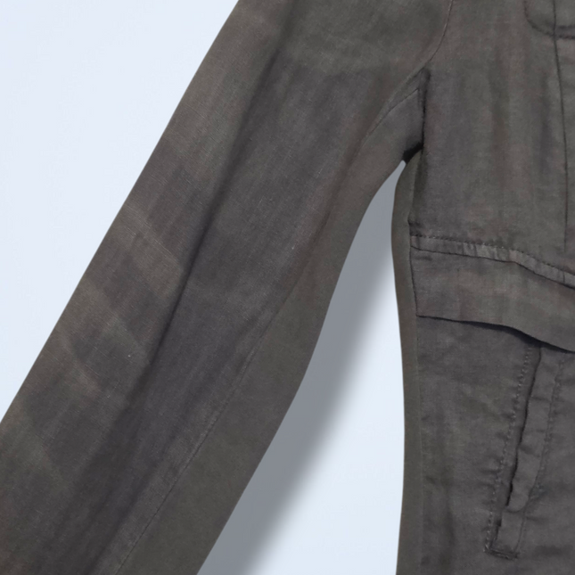 Sandwich – NWT – 100% Linen Grey Zipped Jacket – EU 36/UK 8