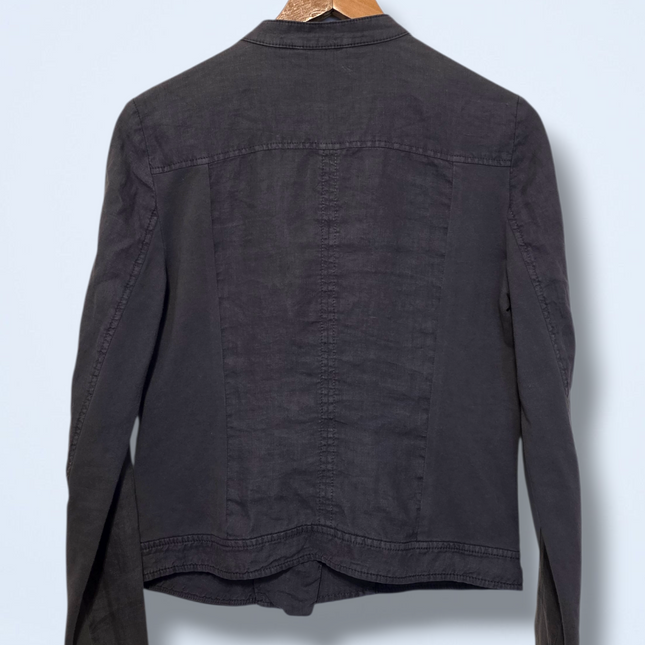 Sandwich – NWT – 100% Linen Grey Zipped Jacket – EU 36/UK 8
